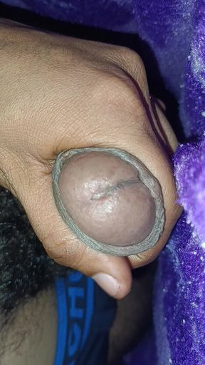 A Indian *** Is Playing with His Penis Inside a Blanket