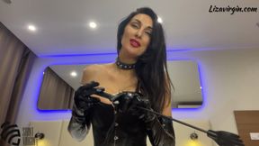 Mistress Humiliates Slave. POV