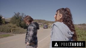 PURE TABOO Upset MILF Reagan Foxx Takes Care Of Thieves Couple Liz Jordan & Tyler Cruise Herself