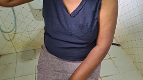 BBC Indian neighbor in Bathroom