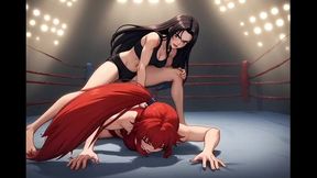 Female Wrestling Confessions #37B: Ticklish Triumph (Animated)