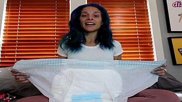Sunshine lovingly diapers you and breastfeeding
