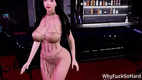 Busty MILF stripper gets her pussy fucked by a huge cock in the bar