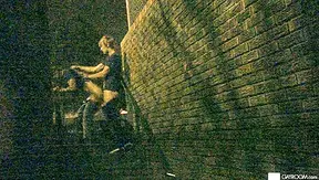 Thirsty Dylan Hauser Gets Fucked Hard in the Back Alley -  Gay XXX