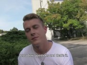 CZECH HUNTER 376 -  Handsome Hunk Rides A Cock Raw On A Wooden Bench