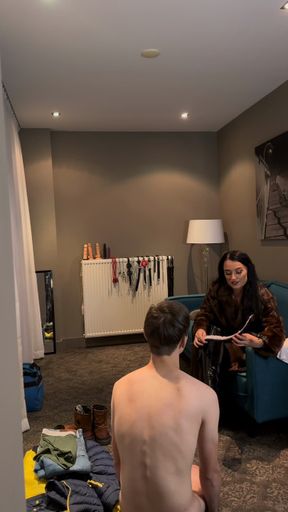 Furloser gets his first soft sm / tease & denial session