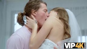 Blushing bridesmaids gush cum as ravished 'bride' gets pounded in 4k explicit smut.