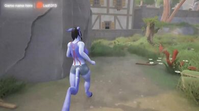 A tauren's huge penis penetrates a draenei girl's tight ass. Hentai Game Animation. part 2