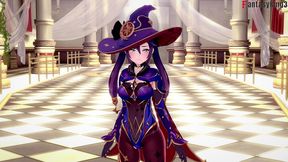 mona owes money and pays with sex - red pov - genshin impact - full & pov version on sheer & ptrn: fantasyking3