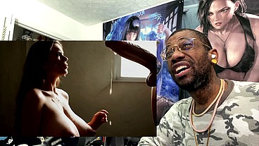 Big Breast Milf Gets Cum Splattered All Over Her Body Like A Cum Whore, AI Generated