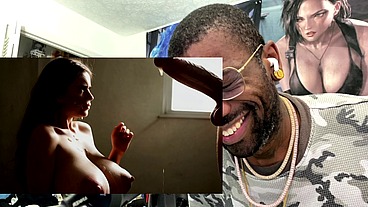 Big Breast Milf Gets Cum Splattered All Over Her Body Like A Cum Whore, AI Generated