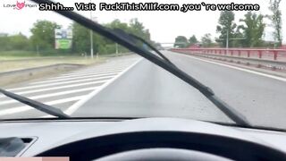 Public Freak Out! Threesome Swinger Party with Older Man & barely legal Blonde