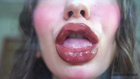 pouty nurse lips soft, melted kisses