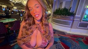 Hook-up with a busty hot Australian MILF I met in a casino
