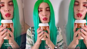 STARBUCKS GIRL TURNS LOYAL CUSTOMER INTO FERTILE, PREGNANT STEPMA - PART 2