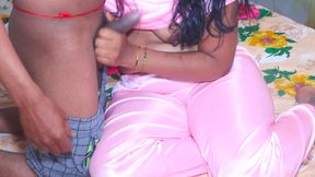 Indian telugu desi hot couple fuking with romance in bed room