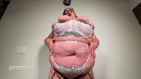 Huge Tits Latina Wears a Very Small Bra POV