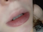 POV Slutty Scottish Teen Dildo Blowjob and Dildo Riding