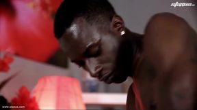 Euro whore Rides BIG BLACK COCK