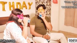 Indian Real Husband Wife Hardcore Sex On Birthday Party Hindi Talk Sex