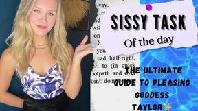 Your sissy task of the day
