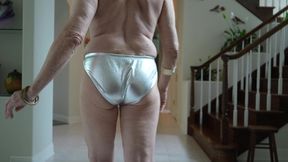 Julie Double Plugged in Chastity