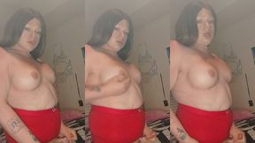 tsladoll - big titty ts jerks off
