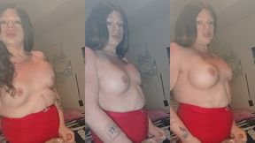 tsladoll - big titty ts jerks off