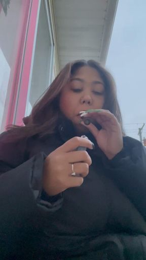 enjoy the smoke in your face