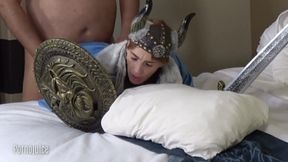 Viking Warrior Queen Bred by Big Black Man Starring Chloe Cage