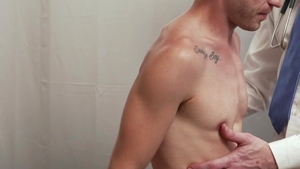 funsizeboys: Huge DILF Doctor Stuffs Smooth Twink