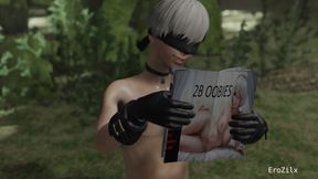 9S Couldn't Last Long Inside 2B's Pussy