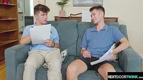 College Tutor Makes Twinks Asshole Sing