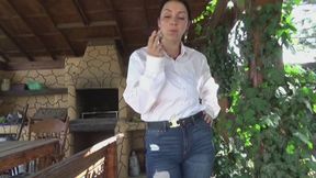 gorgeous ass in jeans m