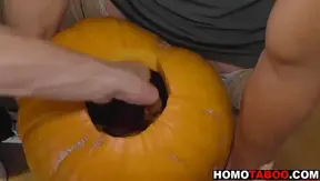 Halloween Taboo: Stepbro Barebacks Me Behind GF's Back