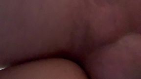 asian girl anal riding his white cock