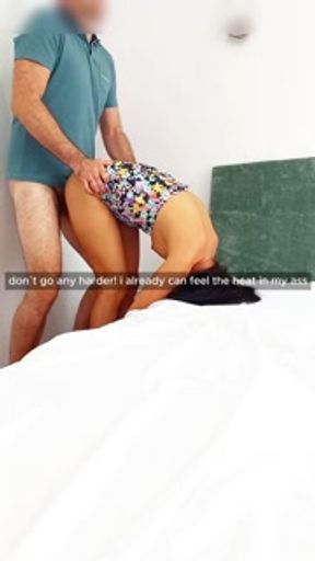 stepson bends me over and fucks me in the ass on daily baises