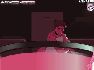 Brunette hair Beauty Lets Herself Be Fed Cum Until This babe Gets Chunky (Squashystretch Animation) - Jazziuu