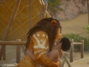 Lion Furry Knotting Twink Guy (Gay Furry)