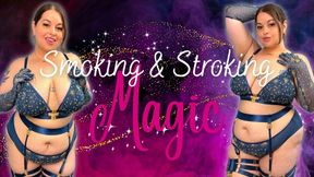 Smoking And Stroking Magic - Witch Goddess Sydney Screams Wants to Practice Sex Magic Together and Gives You Sensual Jerk Off Instructions While She Masturbates - Mutual Masturbation, POV JOI, Sensual Magic - HD 1080 MP4