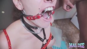 Extreme: Total domination, rough facefuck, piss by Master