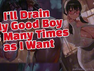 Feral Fdom Drains Your Balls Over and Over CUM IN HER BREED HER DO IT ASMR