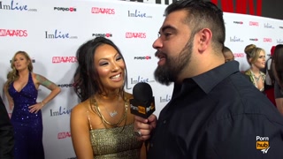 PornhubTV Asa Akira Red Carpet 2015 AVN Interview