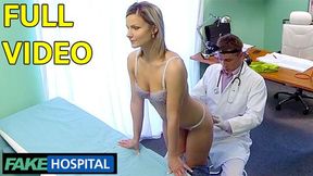 Blonde MILF gets cured by my huge cock in fake hospital roleplay