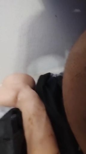 Butt plug anal masturbation