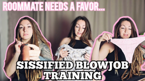 Sissified blowjob training