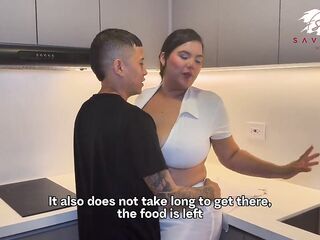 A babysistter lets her boss get her preggy to keep her job - Savannah Watson