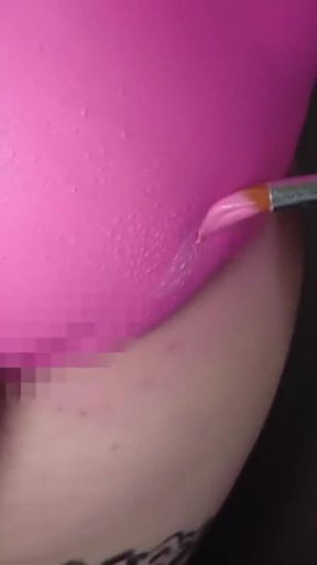 City-bold G Cup Tease on a Sultry Body-paint Exposed Date Phase.1