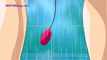 English dubbed hentia maid gangbang on train