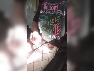 Trans Emo Hotty Cums On Themselves